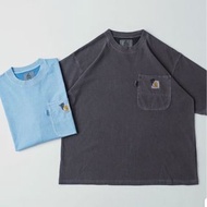 外國預訂 2色選 Carhartt WIP x INVINCIBLE® 聯名系列重磅成衣水洗短袖  口袋款 tee