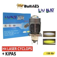 H4 Laser Hi Loo Beam LED Lamp H4 Cyclops Fan 30 Watt HJG