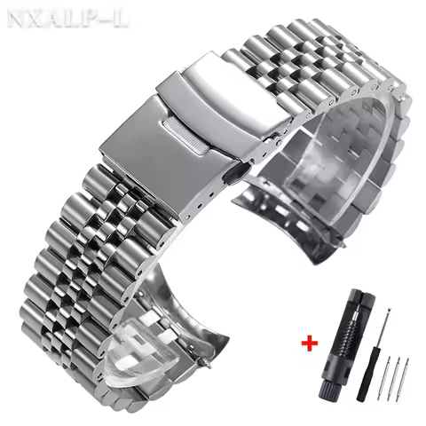 Solid Stainless Steel Band for Seiko Skx007/009 SRPD63K1 Curved End Bracelet 20mm 22mm Men's Sports 