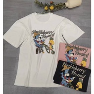 (Msia Ready Stock) Round Neck Huckleberry Hound Cotton T-Shirt