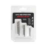 25pc Twist Drill Bit Set 0.5-3mm Small Drill Bit Electric Drill Drilling Set DIY Woodworking Drillin