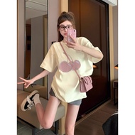 I003204  t shirt perempuan tshirt woman t shirt oversize korean style woman  wanita  baggy shirt  ov