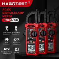 HABOTEST HT207 AC/DC Digital Clamp Meter 600V 400A   Capacitance Temperature Ohm Tester