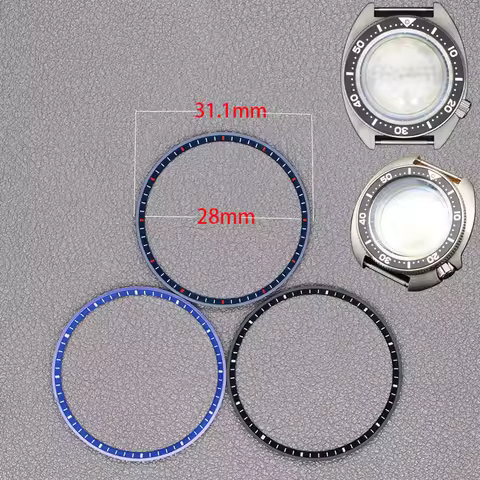 31.1mm Chapter Rings For Seiko mod SKX007 SKX009 Japan SKX Samurai Tuna Turtle Cases Replace Accesso