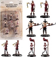 Townsfolk Mini Fantasy Figures- Authority Members- 8pc Hand-Painted Miniatures (2X of 4 Unique Sculp