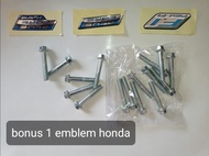 ISI 100 PCS BAUT BLOK CVT CRANKES HONDA BEAT VARIO SPACY 110 KARBU FI FLANGE KRENKES BLOK MESIN KIRI