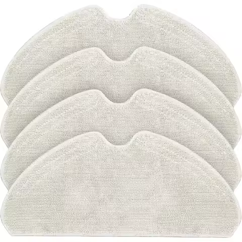 4 Pack Replacement Mop Pads for D10S, D10S PRO, D9 Max, F9 PRO Robot Vacuum Cleaner, Washable Reusab