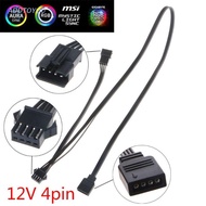 (3C) Kabel Extension Lampu Strip Led Rgb 12v 4pin Untuk Motherboard