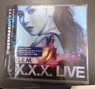 (絕版珍藏 恕不議價）gem live 鄧紫棋  x.x.x. live G.E.M. X.X.X. LIVE 2CD 香港版 絕版全新未開封 GEM 鄧紫棋2013年 現場錄音原聲 2CD第一版 藍