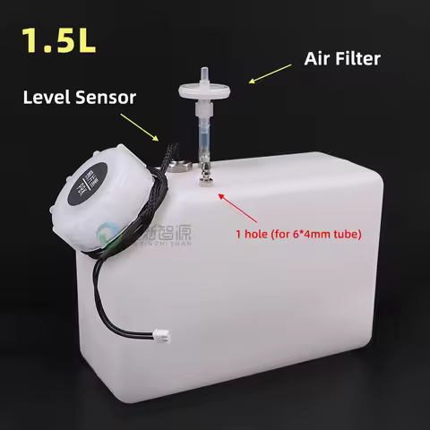 Eco-solvent 1.5L Ink Cartridge for DTF Printing Machine Ink Bottle with Level Sensor 1.5L Bulk CISS