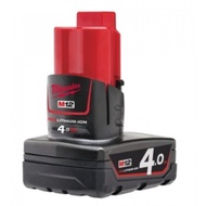 Battery Milwaukee M12 4.0Ah Red Lithium-Ion M12 B4 Battery