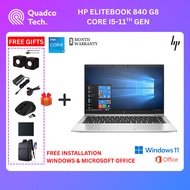 HP EliteBook 840 G8 - Notebook Core i5  Processor 11th Gen - 14" FHD Display - WINDOWS 10-11 Pro