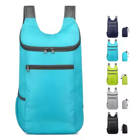 20L Lightweight Waterproof Backpack Portable Folding Backpack Outdoor Bag Ladies Men Travel Hiking B