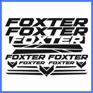 ㍿ ❀ foxter bike design vinyl cutout stickers