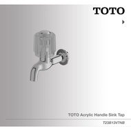 TOTO sink tap T23B13V7NB TOTO Acrylic Handle Sink Tap/ Water Tap/ 100% Original TOTO Wall Faucet/