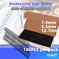 MCC Double Loop Wire Metal Ring Binder A4 Binding loose leaf A4 binder comb binding ring binding 活页夹
