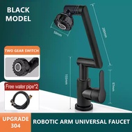 Philibs Original 1080° mechanical arm rotating faucets for sink kitchen for sink faucet heavy duty s