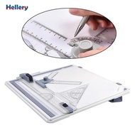 [Hellery] Durable A3 Drawing Board Set, Technical Drafting Table with Metric System,