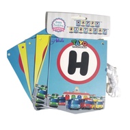 Tayo Character Happy Birthday Banner/Birthday Banner