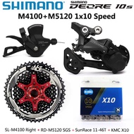 【fast delivery】 SHIMANO DEORE M4100 10S Groupset MTB Mountain Bike Groupset 10Speed SunRace Cassette