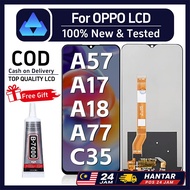 【Top Quality】LCD For OPPO A57(4G/5G) / A17/ A17K/ A18/ A38 / A77/ A77S / REALME C35 Touch Screen Rep