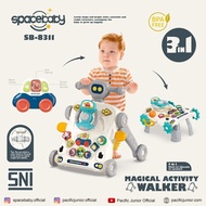 Sugar Baby 5 in 1 Push Walker Activity Table Ride On Scooter / SB 8311 / SB 8111 / 8109