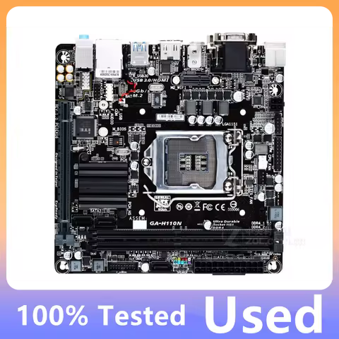 100% Testing Work H110n Mini Itx Board Type 17 × 17cm Desktop Motherboard 32gb Lga 1151 Pci-e 3.0