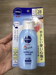 (日本直送) ~ 日版 NIVEA 妮維雅兒童水感防曬啫喱 SPF28+ (NIVEA Sun Kids Water Gel) 120g