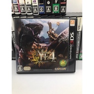 3DS Monster hunter 4G Game Discs Japanese Zone Second Hand