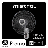 🛠️EXPRESS INSTALLATION AVAILABLE🛠️ Mistral 18" Wall Fan with Remote Control MWF1870R