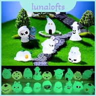 Resin Halloween Glowing Ornaments For Spooky Nighttime Decorations