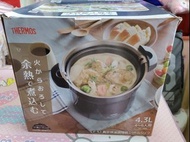已就yen 價作出史上最低價 $739 現貨 返兩個 100%new  日版 型格金屬黑 灰黑色 cool grey   無需訂貨與等待 日本直送 Thermos 膳魔師 4.3l真空煲 燜燒鍋 燜煮