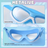 Children's Swimming Goggles Elastic Swimming Goggles Anti-Fog Swimming Goggles Adjustable Size Swimm