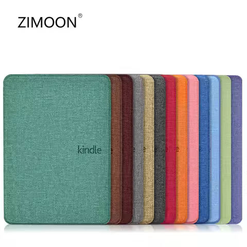 For Kindle 11th Fabric Smart Case for Paperwhite 12th Premium Flip Hard Cover for Kindle Oasis 10/9t