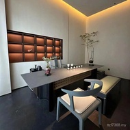 Household Solid Wood Tea Black Walnut 7W North American Reception Modern Simple Tea Room Office Tea 