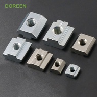 DOREEN Hammer Nut 20PCS 2020 3030 4040 4545 T Block Aluminum Profile T Slot Nut