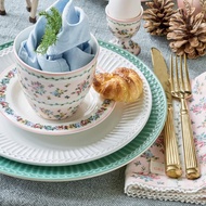 丹麥GreenGate Madison white 茶巾 / 蕾絲餐巾布