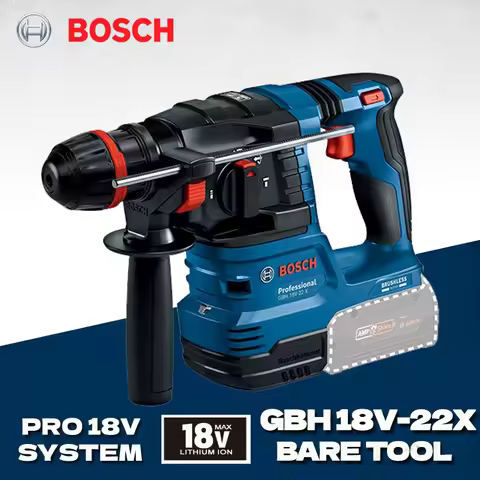 BOSCH GBH 18V-22X Cordless Rotary Hammer Impact Drill Hammer SDS PLUS Professional 18V Brushless Pow
