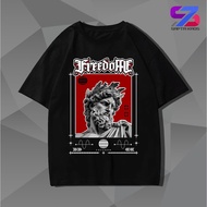 SPT292 STREETWEAR FREEDOM DISTRO T-SHIRT STREETWEAR DISTRO T-SHIRT STREETWEAR - SUITABLE FOR MEN AND