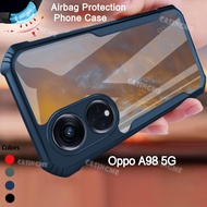 2023 Oppo A98 5G Transprent AirBag Phone Case For Oppo A98 A78 OppoA98 A 98 98A 5G 4G Bumper Shockpr