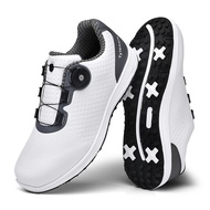 Golf Shoes Men Waterproof Non-slip Golf Sneakers Women Breathable Spikeless Golfing Footwear Casual 