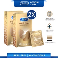 Durex Condoms Ultra Thin Invisible Condom Extra Sensitive Real Feel Condoms 10s(Set of 2 - 20 Condom