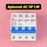 AC circuit breaker LW 4P 32A 40A 63A 100A circuit breaker circuit breaker MCB 220V 380V Short circui