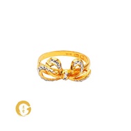 Orient Jewellers 916 Gold Bow Ring (2 Tone)