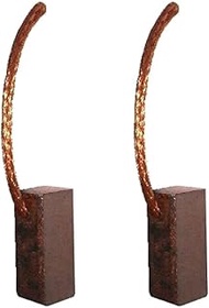 2x Trade-Shop Motor Carbon Brushes Sanding Carbon Brushes 8 x 9 x 18 mm 12-24 Volt for Various Car E