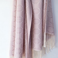 Cashmere 手織喀什米爾絲綢披肩【柊華01】