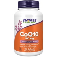 NOW Supplements, CoQ10 (Coenzyme Q10) 100 mg 150 Softgels
