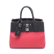 【二手】LOUIS VUITTONCity Steamer PM 手提包 M54315 粉紅色/黑色皮革 City Steamer PM 女士二手 B