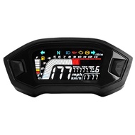 Universal Motorcycle LCD Digital Speedometer 13000RPM Backlight Digital Odemeter Tachometer for 124 
