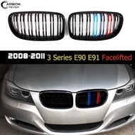 E90 Kidney Grille Front Bumper Grill Mesh for BMW E90 E91 Facelifted 3 Series Sedan Wagon 2008 - 201